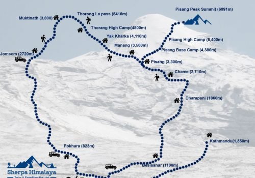 Pisang-Peak-map