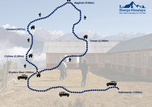 Tamang-heritage-trek-map